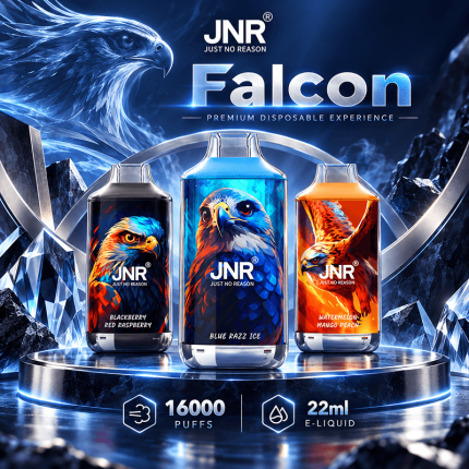 JNR Falcon 16000 Puffs Vape with 22ml E-Liquid
