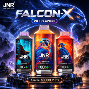 JNR Falcon X 18000 Vape – 50 Flavors & Smart Screen